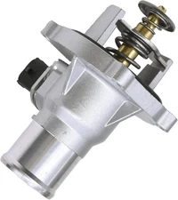 Engine Coolant Thermostat Housing Assembly Compatible with 2009-2011 96984104