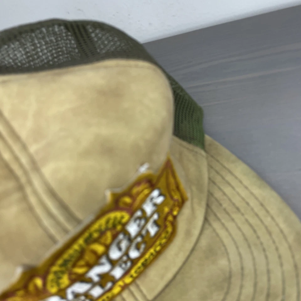 De colección Granger Select Trucker Sombrero Malla Espuma Tabaco Parche Años 80 Granjero Trabajo EE. UU. Foto 4 de 4