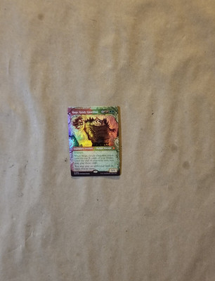 MTG Magic Bloomburrow X1 SHOWCASE FOIL Hugs, Grisly Guardian (NM/M)