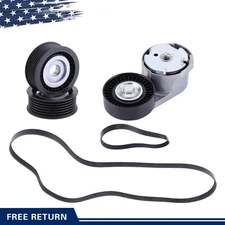 Drive Belt Replacement Kit Fit For Maserati Ghibli Levante Quattroporte 3.0L