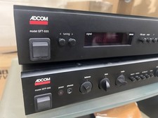 Adcom GFP-555 Preamp + GFT-555 Tuner, Receipts/Manuals/Literature, Serviced