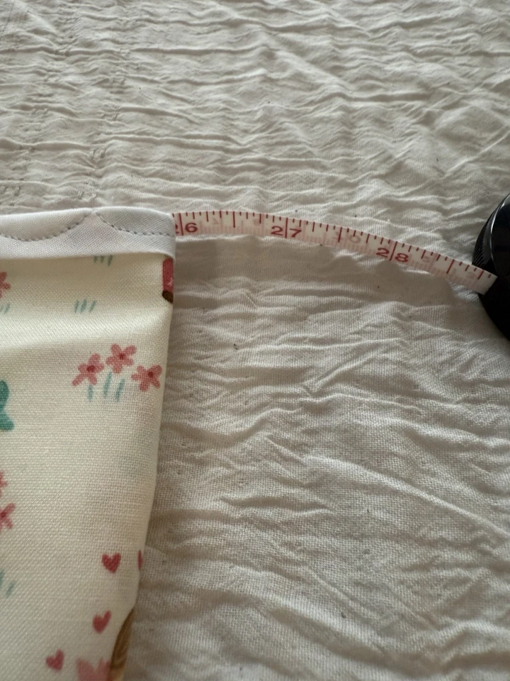 Tela Bunting Hecho a Mano Dormitorio Guardería Cumpleaños Baby Shower Vaquera Poni Rosa Foto 2 de 2