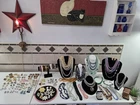 VINTAGE  COSTUME JEWELRY LOT OF 133 PIECES SOME SIGNED