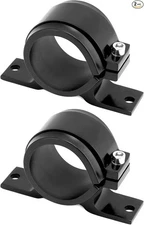 Fuel Pump Clamp Holder, 2 Pack 50mm Fuel Filter Mounting Bracket, Aluminum Al