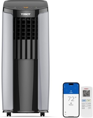TOSOT 9,700BTU (5,000 BTU SACC) Portable Air Conditioner, Smart Wifi Control
