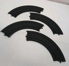 Tyco HO Slot Car Track 9" 1/4 Curved Track B5831 4 Sections