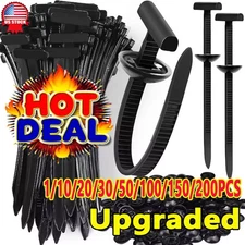 Snap-on Nylon Fastening Clip for Car Repairs,Heavy Duty Zip Tie Holder