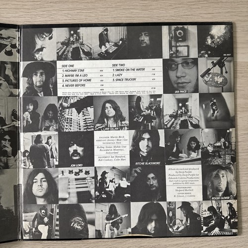 DEEP PURPLE - Machine Head - Vinyl LP 1972 Warner Bros. Record BS-2607 w/Lyrics - Picture 5 of 9