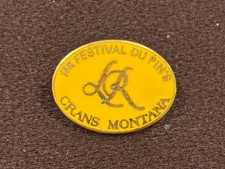 PINS PIN CRANS MONTANA FESTIVAL DU PIN'S CLUB VERSION DORE