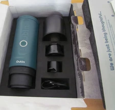 Outin Nano Teal Portable Coffee Espresso Machine Camping Outdoor SUV Open Box