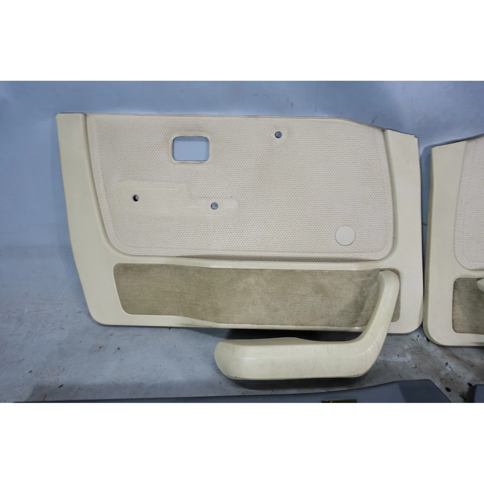 85-88 BMW E28 Serie 5 Int Panel Puerta Trasera Juego de Recubrimiento Beige Perla Fabricante de Equipo Original Foto 2 de 4