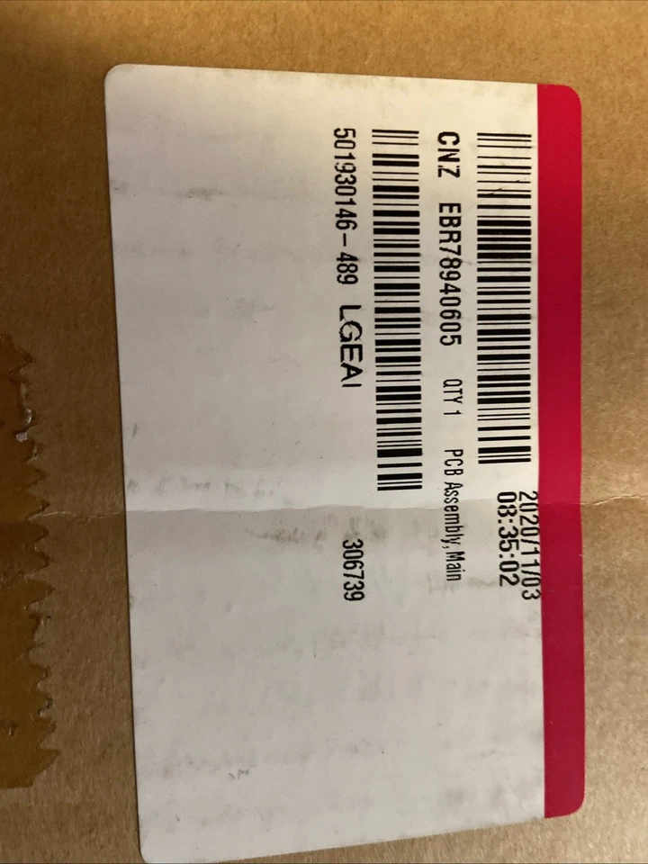 EBR78940605 KENMORE REFRIGERATOR MAIN CONTROL BOARD New - Image 4 of 4