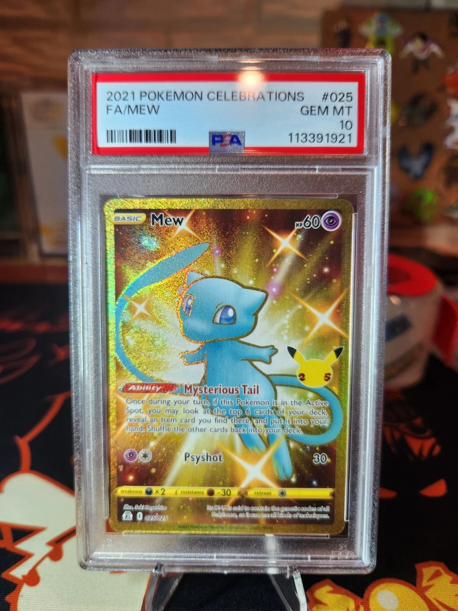 25+ Mew Pokémon TCG Professional Sports Authenticator (PSA) Grade