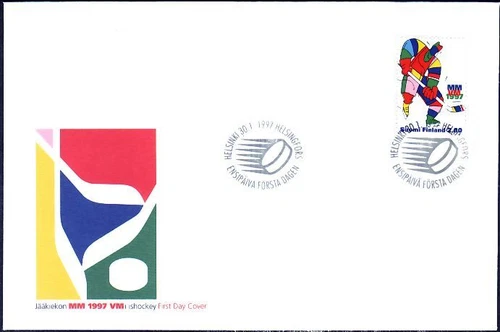 Ice Hockey World Championships Finland Mint FDC 1997