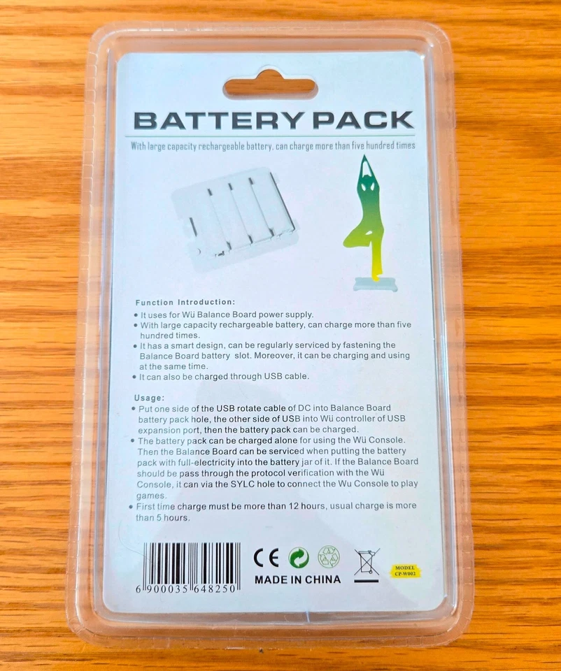 Wii Balance Board Batería Recargable 3800 MAH Li-ion - Nueva (Leer) Foto 2 de 3