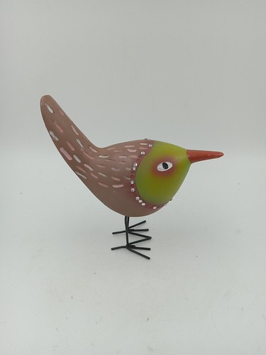 Nordstrom Whimsical Bird Figurine By Lisa Evans 5x5" - Picture 4 of 11
