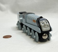SPENCER with TENDER Thomas  Friends WOODEN Railway Train Engine Grey