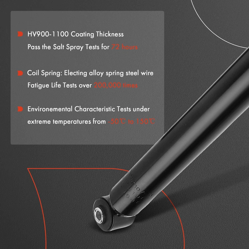 Amortiguador trasero 2 puntales L&R para Mercedes-Benz W210 E280 E300 E320 E420 E430 Foto 4 de 4