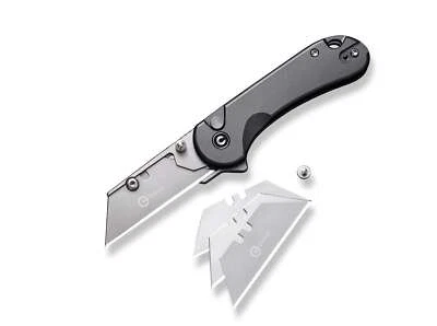 CIVIVI Elementum Utility Aluminum Grey Teppichmesser Cuttermesser Grau C23039B-4 - Bild 1 von 4