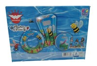 Strandset Flowers &Friends Wasserball Schwimmring Kinder Luftmatratze Baden Neu