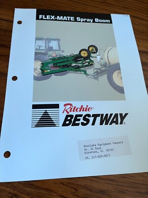 Best Way Sprayers Flex Mate Spray Boom For 1999 Brochure AMIL22