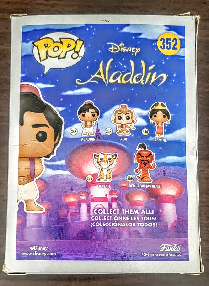 Funko Pop! Disney: Aladdin #352 - Free Shipping - Slight Box