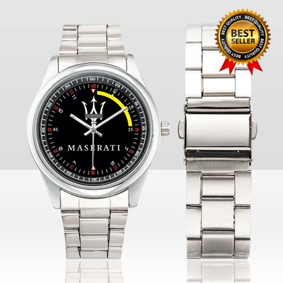 Retro Maserati Men's Stainless Steel Watch