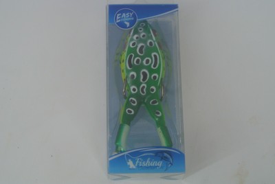 Musky Pike Lure Turbo Propeller Frog 90mm 13.7g Surface popper Soft Bait 