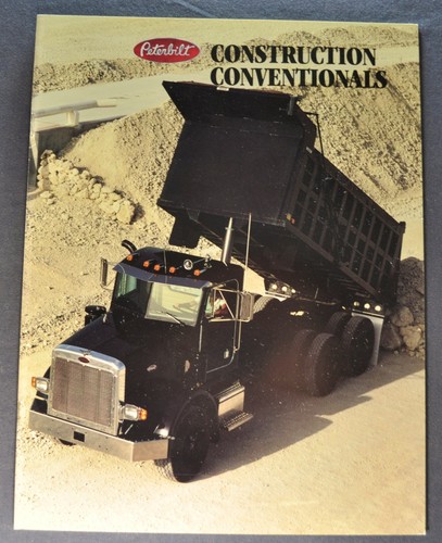 1988 Peterbilt LKW Broschüre Bau konventionelle Kabine Top Original - Bild 1 von 5