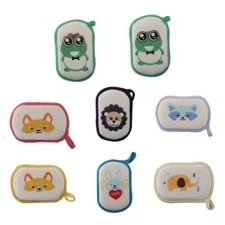 Newborns Bath Sponge Gentle Care Soft Baby Bath Sponge Washcloth Large for Baby