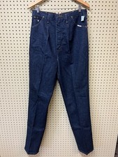 Vintage NOS Wrangler Riata Dark Wash High Rise Denim Jeans Junior Sz 17 34L