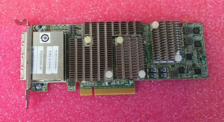 Dell LSI SAS9206-16e SAS SATA Host Bus Adapter HBA Quad 8644 Ports 6G TFJRW - Image 2 of 4