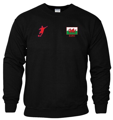 Wales Fußball Sweatshirt Flagge Die Drachen Fans Geburtstag Geschenk Männer Pullover Top