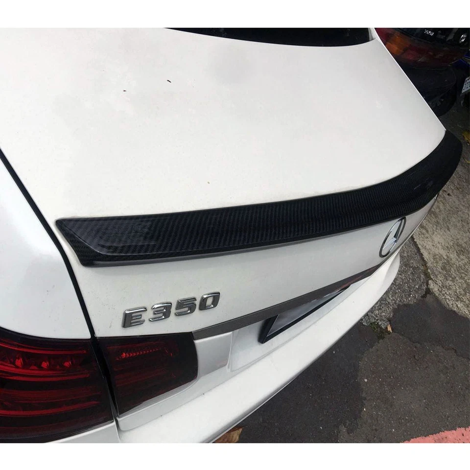 Unpainted ABS FOR BENZ W212 E-CLASS SEDAN TRUNK SPOILER WING 2015 E63 Foto 4 de 4