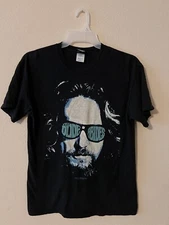 The Big Lebowski Mens T-Shirt - The Dude Abides Glasses Image Medium