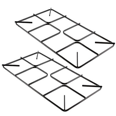 Pfannenträgergitter für Diplomat Backofen Herd flach Gaskochfeld 2er Pack 450 mm x 220 mm