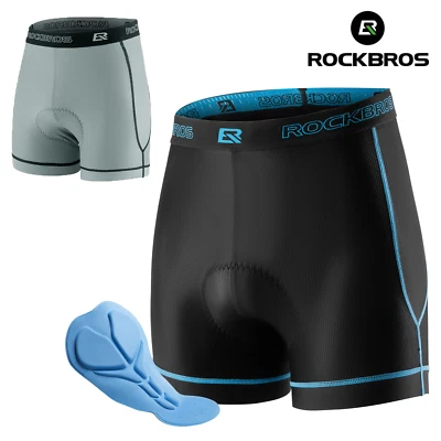 ROCKBROS Fahrradhose Herren Sitzpolster Radhose mit 3D Gel Radlerhose Unterhose