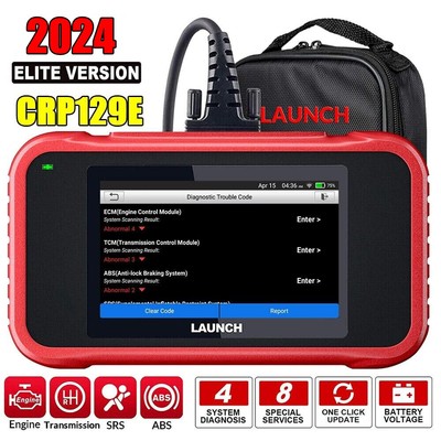 LAUNCH CRP129E Car OBD2 Scanner ABS SRS Diagnostic Scan Tool SAS TPMS DPF Reset
