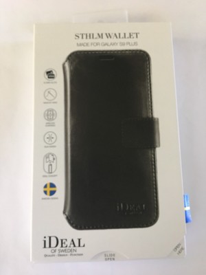 iDeal of Sweden - STHLM Wallet Case for Samsung Galaxy S9 Plus, Black