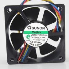 1 PCS SUNON Fan MF60201VX-Q010-S9A DC 12V 2.10W 6020 6CM 4 wire cooling fan