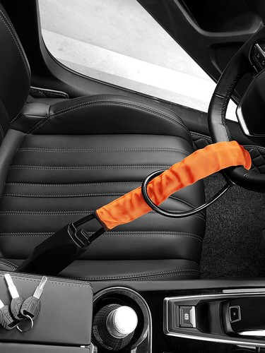 Steering Wheel Lock with 3 Keys Anti-Theft Car Seat Belt Lock Auto FaAGm - Picture 8 of 11