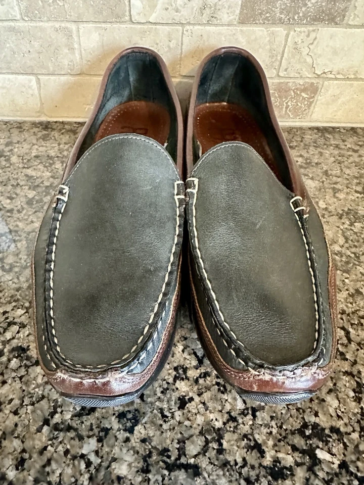 Mocasín de conducción veneciano Allen Edmonds $295 Boulder negro marrón para hombre 11 Foto 4 de 4