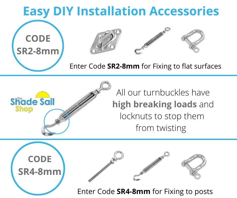 95% UV Sun Shade Sails BLACK & GREY Rectangle All Sizes Heavy Duty 5 Year UV - image 2 of 4