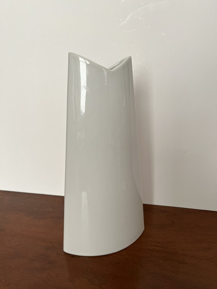 Mikasa Geometric Ikebana CERAMIC JAPANESE VASE JAPAN MID CENTURY MODERN IKABANA