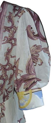 New Imperial Maxi Dress Sz 6 MultiColor Print Summer Lightweight Airy NWT - Picture 4 of 14
