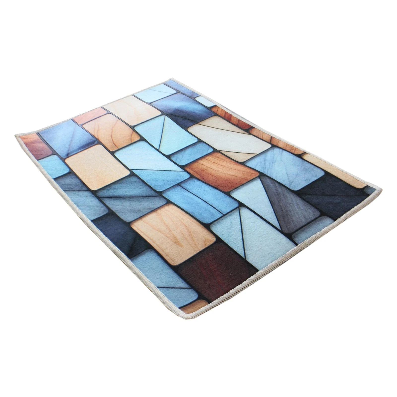 Beer Pattern Rug,Kitchen Rug,Drink Desing Rug, Washable Kitchen Rug