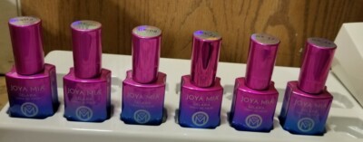 Lot of 6 colors JOYA MIA LED/UV Gel nail polish  Gelaxia GX-06 07 08 11 17 GX-23