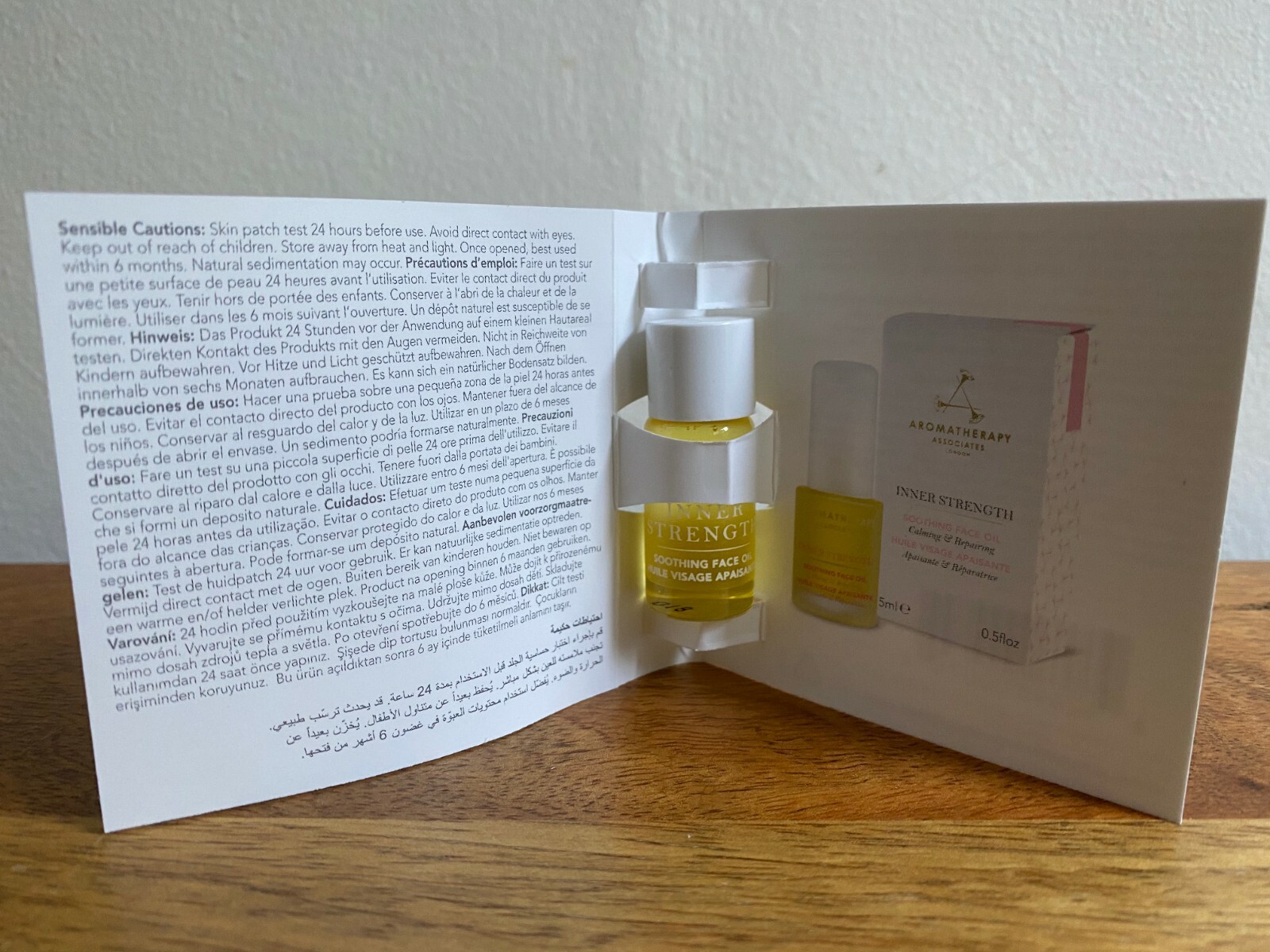 3 X 3ml Aromatherapy Associates INNER STRENGTH Hydrating Revitalizing