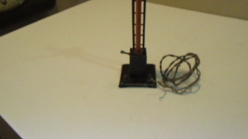Vintage Lighted Semaphore HO RR Crossing Gate Single Arm working SEE VIDEO - Video 1 of 1