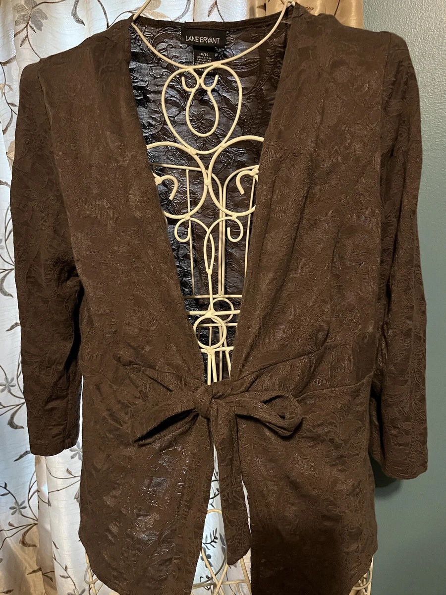 Lane bryant top floral jacket
